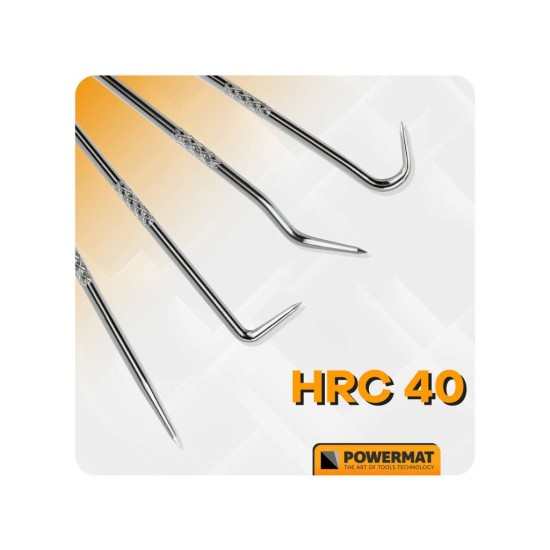 Sada háčků a hrotů na o-kroužky, gufera, těsnění, 4 ks - POWERMAT Sada háčků a hrotů na o-kroužky, gufera, těsnění, 4 ks - POWERMAT