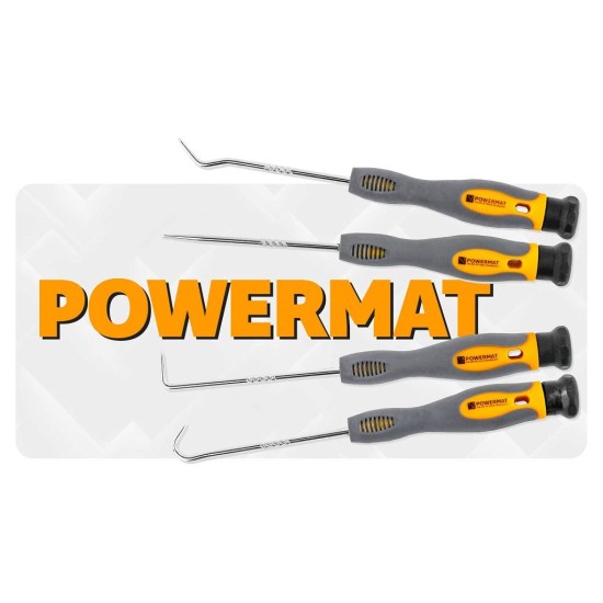 Sada háčků a hrotů na o-kroužky, gufera, těsnění, 4 ks - POWERMAT Sada háčků a hrotů na o-kroužky, gufera, těsnění, 4 ks - POWERMAT