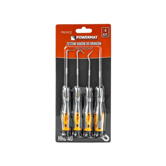 Sada háčků a hrotů na o-kroužky, gufera, těsnění, 4 ks - POWERMAT Sada háčků a hrotů na o-kroužky, gufera, těsnění, 4 ks - POWERMAT