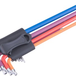 L-klíče TORX prodloužené s kuličkou T10-50 sada 9 ks - EXTOL PREMIUM