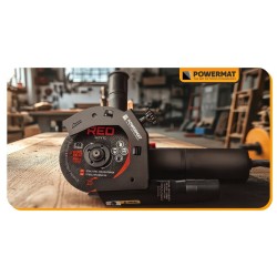 Odsávací kryt na úhlovou brusku 115–125mm - POWERMAT