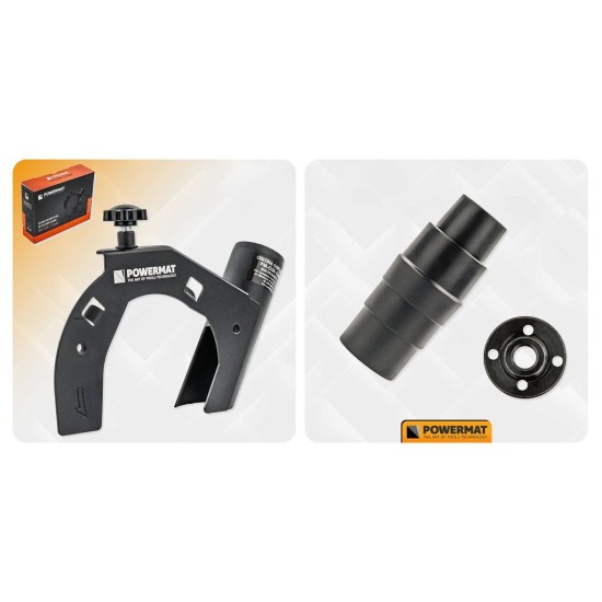 Odsávací kryt na úhlovou brusku 115–125mm - POWERMAT Odsávací kryt na úhlovou brusku 115–125mm - POWERMAT
