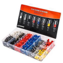 Kabelové lisovací dutinky 1200 ks - POWERMAT