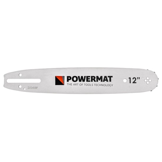 Vodící lišta pro řetězové pily 12" + 2 řetězy 3/8" 1,3 mm 45z - POWERMAT Vodící lišta pro řetězové pily 12" + 2 řetězy 3/8" 1,3 mm 45z - POWERMAT