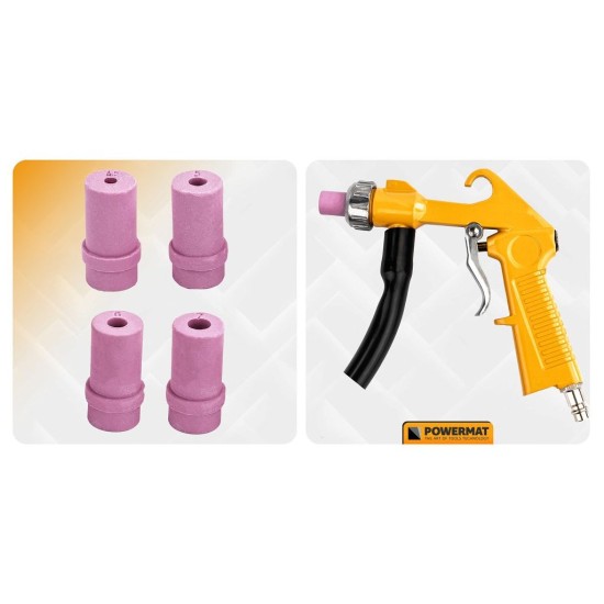 Pískovačka 10 l, mobilní - POWERMAT Pískovačka 10 l, mobilní - POWERMAT