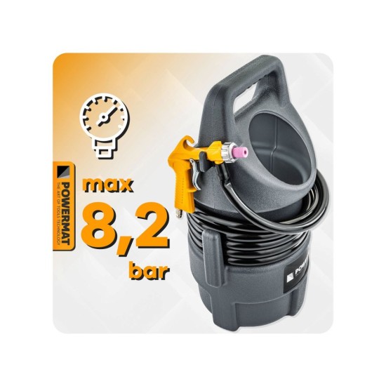 Pískovačka 10 l, mobilní - POWERMAT Pískovačka 10 l, mobilní - POWERMAT