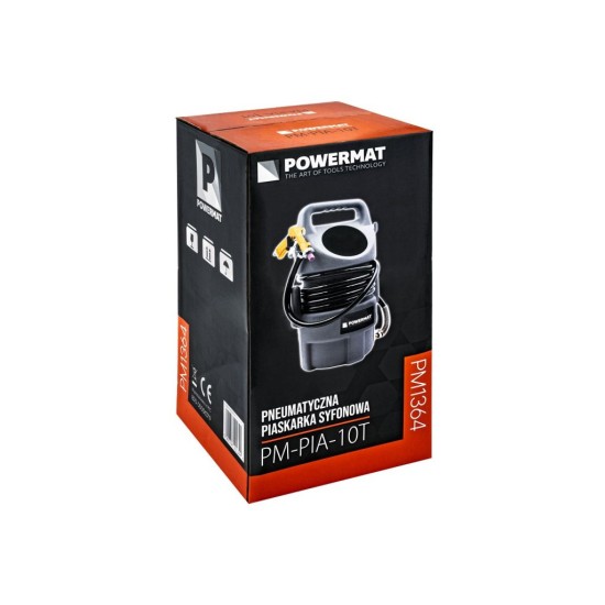 Pískovačka 10 l, mobilní - POWERMAT Pískovačka 10 l, mobilní - POWERMAT