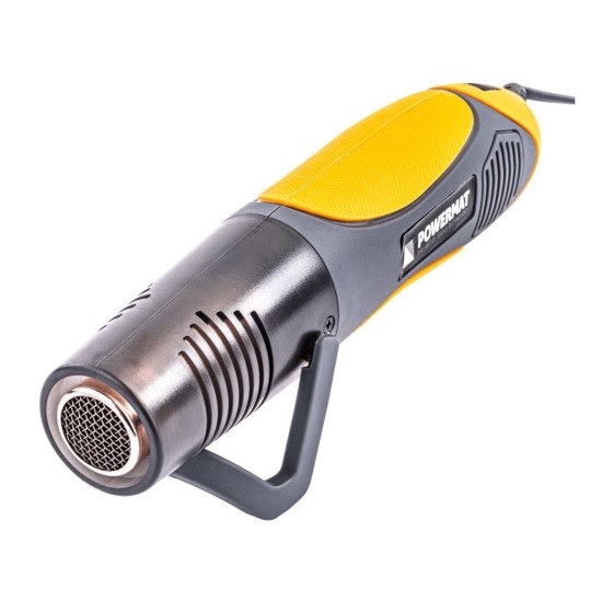 Mini horkovzdušná pistole 450 W + sada 40 ks bužírek - POWERMAT Mini horkovzdušná pistole 450 W + sada 40 ks bužírek - POWERMAT