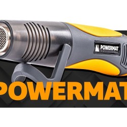 Mini horkovzdušná pistole 450 W + sada 40 ks bužírek - POWERMAT Mini horkovzdušná pistole 450 W + sada 40 ks bužírek - POWERMAT