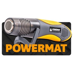 Mini horkovzdušná pistole 450 W + sada 40 ks bužírek - POWERMAT Mini horkovzdušná pistole 450 W + sada 40 ks bužírek - POWERMAT