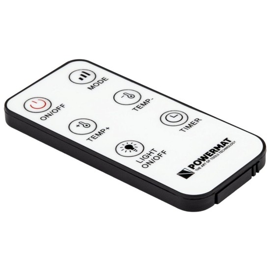 Teplovzdušný ventilátor 2000 W s LCD displejem a DO - POWERMAT