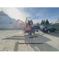 Nájezdová rampa hliníková 2400/350 mm, 1690 kg - VAPP Nájezdová rampa hliníková 2400/350 mm, 1690 kg - VAPP