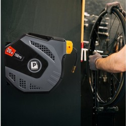 Samonavíjecí buben s pneumatickou hadicí 8×12 mm, 20 m - POWERMAT