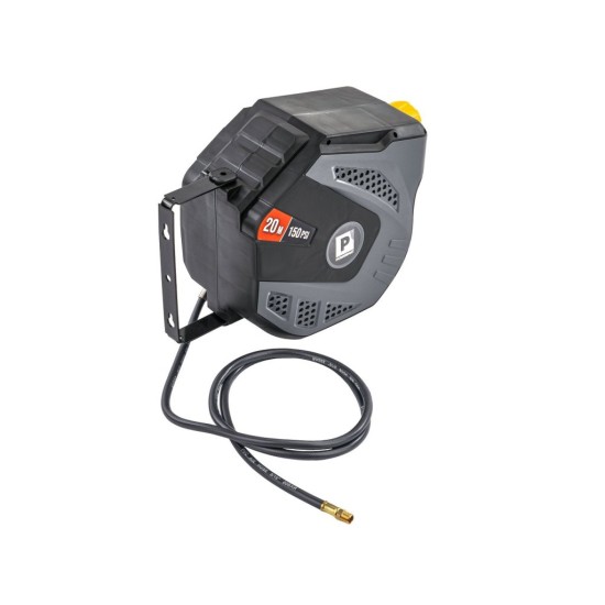 Samonavíjecí buben s pneumatickou hadicí 8×12 mm, 20 m - POWERMAT Samonavíjecí buben s pneumatickou hadicí 8×12 mm, 20 m - POWERMAT