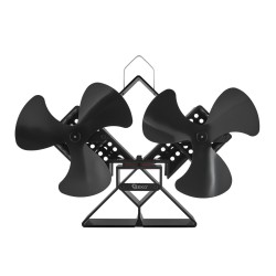 Krbový ventilátor stojanový, dvouhlavý - GEKO