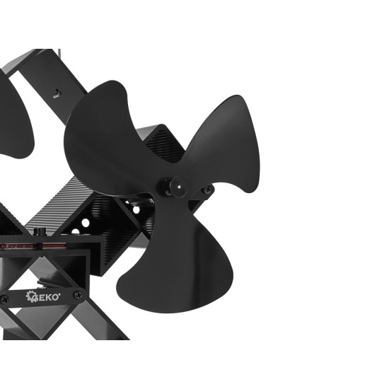 Krbový ventilátor stojanový, dvouhlavý - GEKO Krbový ventilátor stojanový, dvouhlavý - GEKO