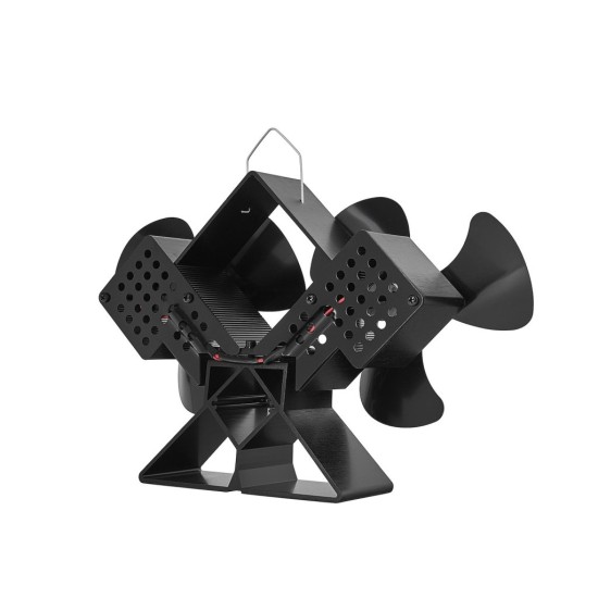 Krbový ventilátor stojanový, dvouhlavý - GEKO Krbový ventilátor stojanový, dvouhlavý - GEKO