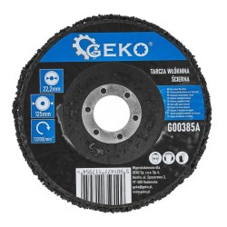Brusný kotouč netkaný 125×22,2 mm, na kov, plast - GEKO