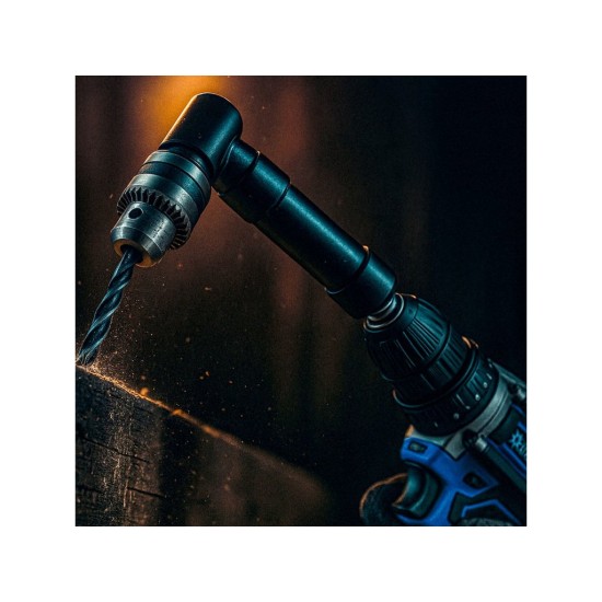 Úhlový nástavec 90° na vrtačku, sklíčidlo 1–10 mm - GEKO Úhlový nástavec 90° na vrtačku, sklíčidlo 1–10 mm - GEKO