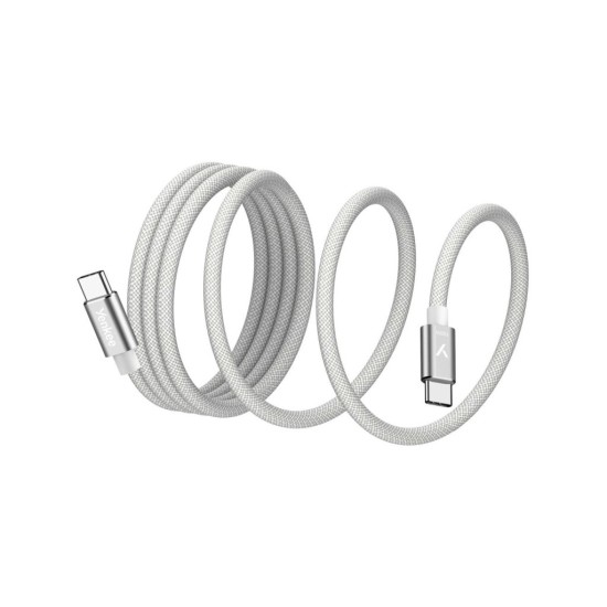 Nabíjecí a datový USB-C kabel YCU MAGNETIC 02 WH 100 W - YENKEE Nabíjecí a datový USB-C kabel YCU MAGNETIC 02 WH 100 W - YENKEE