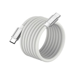Nabíjecí a datový USB-C kabel YCU MAGNETIC 02 WH 100 W - YENKEE