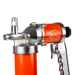 Pneumatický mazací lis 600 ml, jednoruční, otočná hlava 360° - BJC