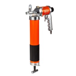 Pneumatický mazací lis 600 ml, jednoruční, otočná hlava 360° - BJC