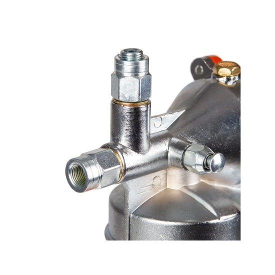 Pneumatický mazací lis 600 ml, jednoruční, otočná hlava 360° - BJC