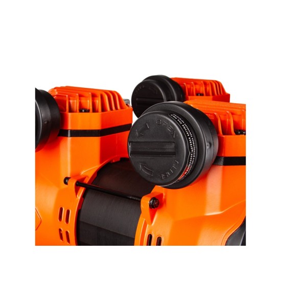 Kompresor bezolejový 50 l, 4 písty, 230 V, 8 bar, tichý - BJC