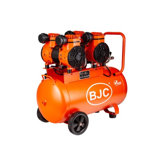Kompresor bezolejový 50 l, 4 písty, 230 V, 8 bar, tichý - BJC