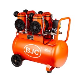 Kompresor bezolejový 50 l, 4 písty, 230 V, 8 bar, tichý - BJC