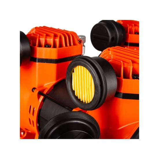 Kompresor bezolejový 50 l, 4 písty, 230 V, 8 bar, tichý - BJC