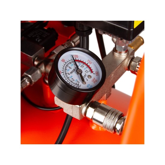 Kompresor bezolejový 50 l, 4 písty, 230 V, 8 bar, tichý - BJC