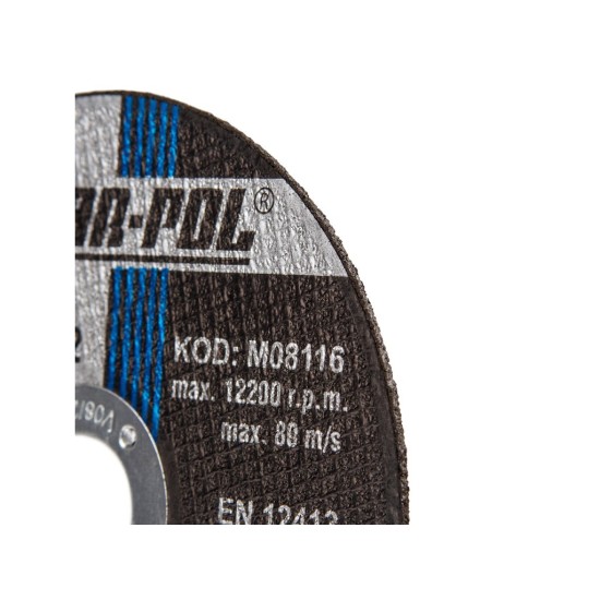 Kotouč řezný na kov, 125x1,6x22,2mm MAR-POL Kotouč řezný na kov, 125x1,6x22,2mm MAR-POL