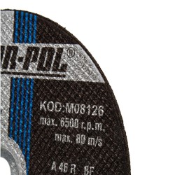 Řezný kotouč 230×2,5×22,2 mm, na kov - MAR-POL