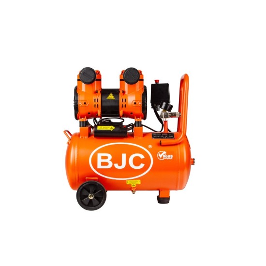 Kompresor bezolejový 24 l, 2 písty, 230 V, 8 bar, tichý - BJC