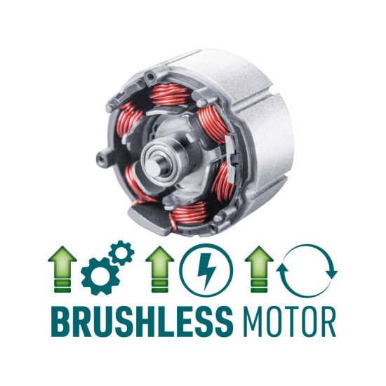 Vazač armatur aku SHARE20V, Brushless, baterie 2 Ah - EXTOL INDUSTRIAL
