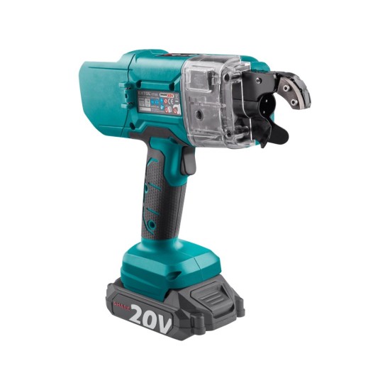 Vazač armatur aku SHARE20V, Brushless, baterie 2 Ah - EXTOL INDUSTRIAL