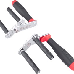 Nosič desek kovový, sada 2 ks, nosnost až 80 kg/pár - EXTOL PREMIUM