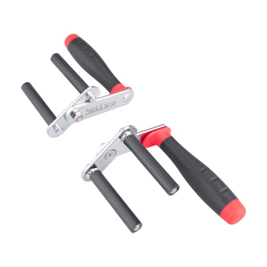 Nosič desek kovový, sada 2 ks, nosnost až 80 kg/pár - EXTOL PREMIUM