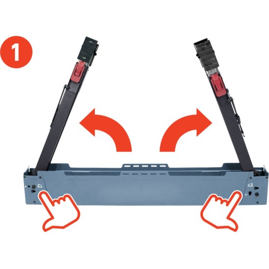 Koza stavební skládací nosnost 550 kg, výška 60–85 cm, 1 ks - EXTOL PREMIUM