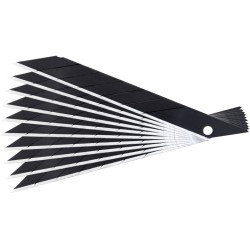 Břity ulamovací 9×0,4 mm, 7 segmentů, SK2, 10 ks – FORTUM