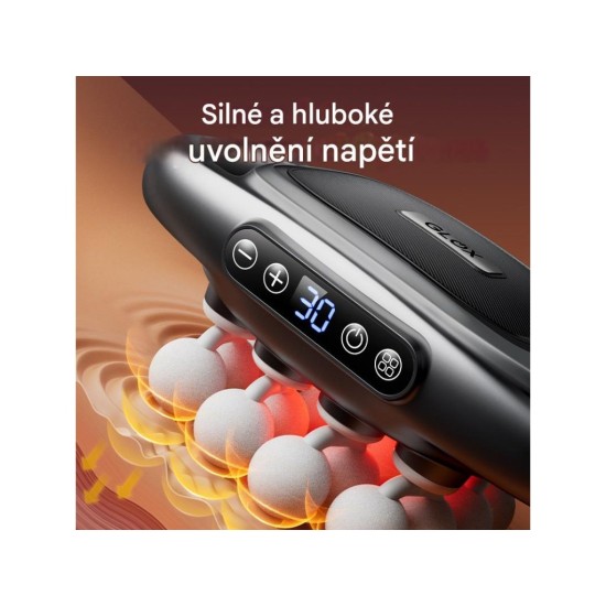 Masážní přístroj s 16 hlavicemi - GLOX Masážní přístroj s 16 hlavicemi - GLOX