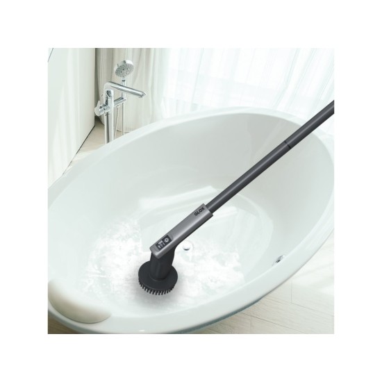 Elektrický čistící kartáč s nastavitelnou rukojetí a 6 hlavicemi - GLOX