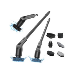 Elektrický čistící kartáč s nastavitelnou rukojetí a 6 hlavicemi - GLOX