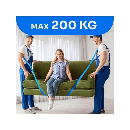 Stěhovací popruhy 50 mm × 2,9 m, 270 kg - GEKO