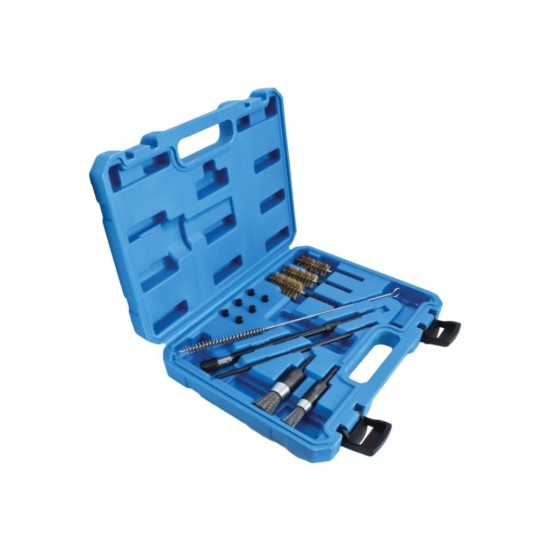 Kartáčky na čištění dosedacích sedel vstřikovačů diesel, sada 14 dílů - SATRA