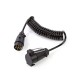 Prodlužovací kabel k přívěsu (spirálový) 3 m, 7 pólů, 12 V, samec/samice - MAR-POL