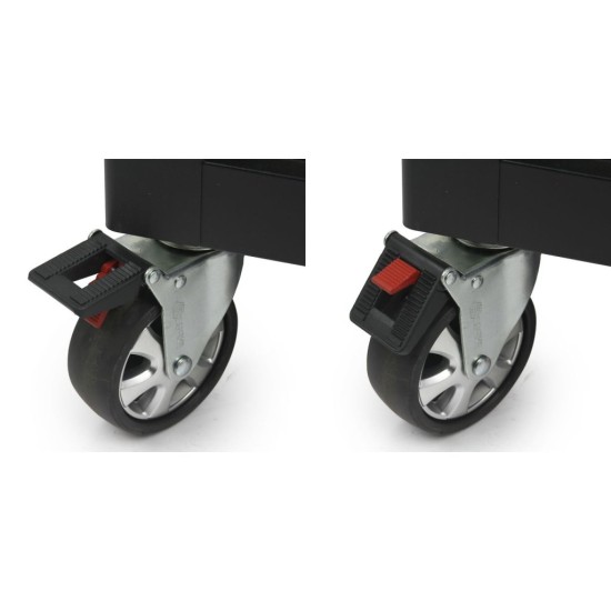 Dílenský vozík na nářadí, 7 zásuvek + skříňka - BJC