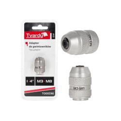 Adaptér pro závitníky M3–M8, 1/4", CrV - TVARDY